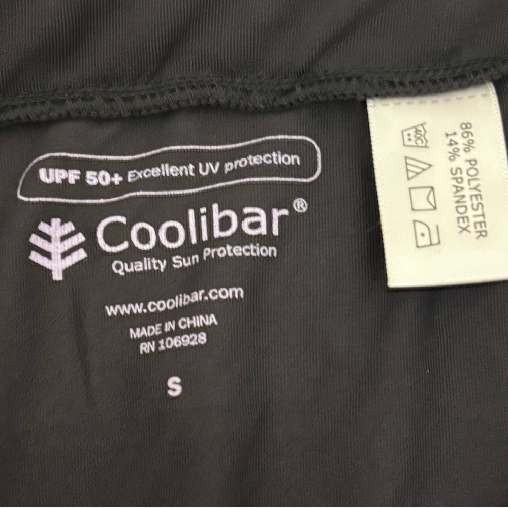 Coolibar SPF 50+ Solid Black Mini Skirt Women’s Size Small - Picture 7 of 7
